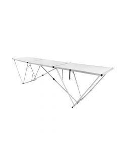 Tavolinë alumini për letër muri, 300x60x80 cm