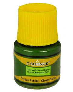 Opaque glass&ceramic paint 45ml Forest green