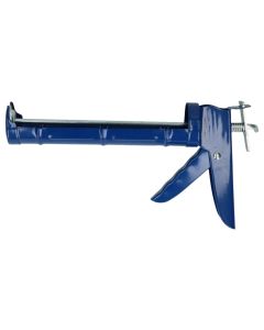 Silicone Gun, Semi-Closed – Steel, Blue