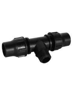 Tee male threaded 20x1/2"x20 PN 6