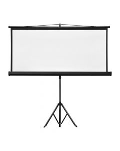 Ekran projektori, 178x178 cm, (këmbalec me tri këmbë)