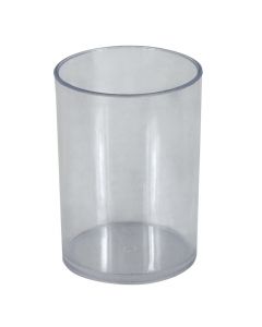 Plastic stationaries holder clear 105x75mm