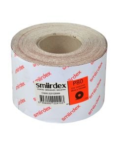 Sanding sheets for strone, Smirdex, 116 mm, Grt 80