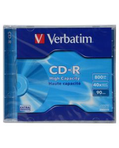 CD-R 40x90min Verbatim 800Mb JC