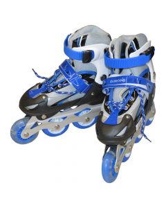 Inline Skates with 4 weels blu, Nr 35-38