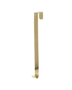 Door holder for decorative wreaths, metal, gold, 29 cm