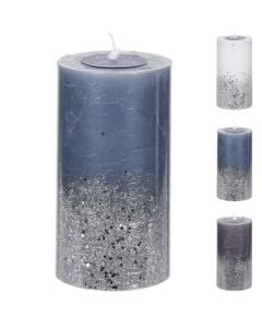 Qiri dekorativ me motive Christmas, ngjyra te ndryshme me xixa, 7x13 cm