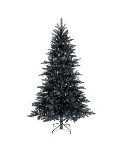 Peme dekoruese per festat e fundvitit, PE/PVC, ngjyre e zeze, D140 x H240 cm, 80 dege