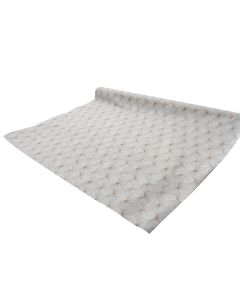 Mbulesë tavoline, PVC, gri/kafe, 140 cm