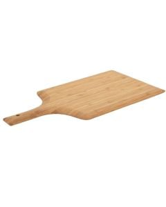 Cutting board with handle, Mango wood, natural color, 20x38 cm