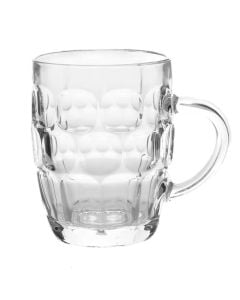 Gotë birre, qelq, transparente, 280 cc, Dia. 11.7 x H 9.6 cm