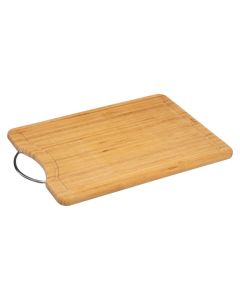 Bread cutter, bamboo, beige, 42 7  x 30 x  H. 1.6 cm