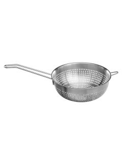 Pasta strainer, stainless steel, silver, 0.5 L / 35.3 x 19.1 x H. 7.5 cm