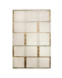 La Carda carpet, cotton/polyester, gold/cream, 200x300 cm