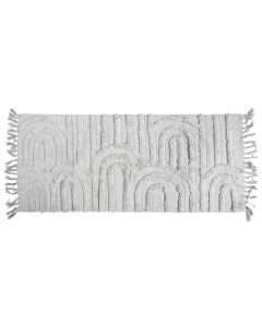 Rug, 50% jute & 50% cotton, natural/ivory, 55x120 cm