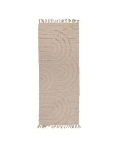 Rrugicë, 50% jute & 50% pambuk, natyrale/e fildishtë, 80x200 cm