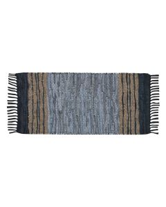 Rug, cotton/polyester, natural, 55x120 cm