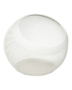 Mbajtëse ëmbëlsirash Mayaj, metalike, bezhë, Dia. 24x21 cm