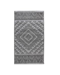 Lemans rug, polypropylene/frieze, anthracite, 80x150 cm