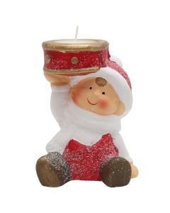 Candle holder, Christmas motifs, 8.5x7.2x11 cm