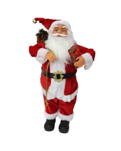 New Year's Santa, red, polyester, 60 cm