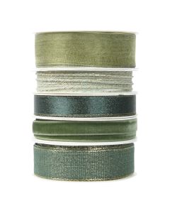 Decorative packaging tape, green color, L 3m, W2.5 cm