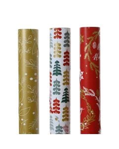 Leter paketimi me motive Christmas, L200xH70 cm