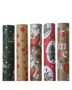 Leter paketimi me motive Christmas, L200xH70 cm