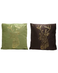 Jastek dekorues me motive Christmas, ngjyra te ndryshme, L45-W45-H12cm