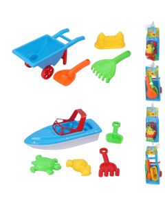 Loder plazhi per femije, karroce + kove + lopata te ndryshme