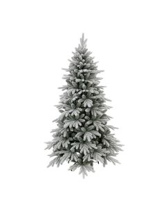 New Year Tree Grandis fir, PE & PVC, green color with snow, 180 cm, 783 branches