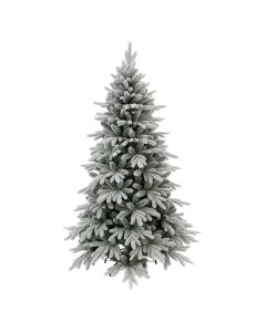 New Year Tree Grandis fir, PE & PVC, green color with snow, 210 cm, 959 branches