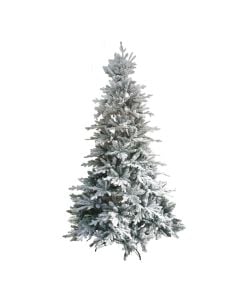 Peme dekoruese per festat e fundvitit, Freiburg pine, PE & PVC, ngjyre jeshile me debore, 210 cm, 900 dege