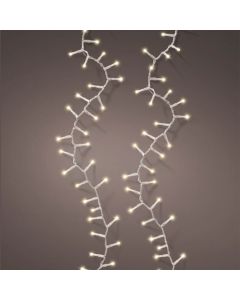 Varg ndricues dekorativ, LED, 100L, 5m, 8 funksione, ngjyre e ngrohte, 3000 K, kabell ngjyre transparente, 3 m kabell lidhes me rrjetin, suporton 3 lidhje, IP44