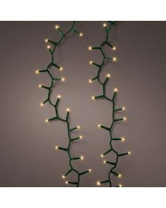 Decorative lighting string, LED, 750L, 37.5m, all flash, warm color, black cable, 3 m mains connection cable, IP44