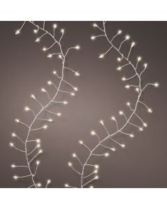 Varg ndricues dekorativ, Micro LED, 960L, 12m, 8 funksione, ngjyre e ngrohte, kabell ngjyre argjendi, 3 m kabell lidhes me rrjetin, IP44