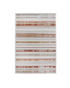 Carpet Dolce, 100% polyester, cream/terra, 133x190 cm