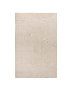 Twist carpet, polyester/heatset, beige/cream, 160x230 cm