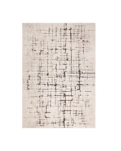 Carpet Amarna, polypropylene/frieze, panna, 133x190 cm