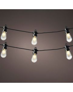 Varg ndricues festiv, 20L, 9.5 m, 50 cm distance, statike, kabell I zi, ngjyre e ngrohte klasike, zgjatues 3 m per lidhje me rrjetin, IP44