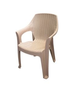 Armchair, Babel, cappuccino color, 59x58.5xH82 cm