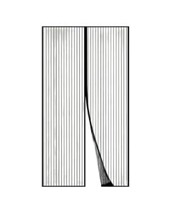 Door net with magnets, Verdelook, 140x250 cm, polyester, gray color