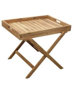 Tavoline anesore per ambient te jashtem, dru tropikal Acacia, 55x45xH45 cm