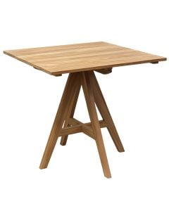 Tavoline per ambient te jashtem, dru tropikal Teak, 80x80xH76 cm