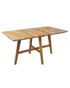 Tavoline per ambient te jashtem, dru tropikal Teak, 145x80xH76 cm