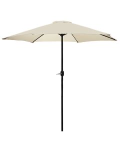 Environmental tent with jack, metallic, beige color, D2.7 m