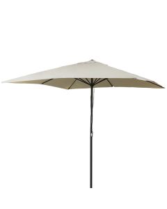 Professional outdoor umbrella, Aluminum structure, beige color, 3.0x3.0 m