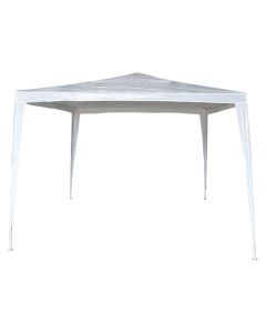 Gazebo, strukture metalike+polietilen, ngjyre anthracit, 3.0x3.0 m, H2.45 m