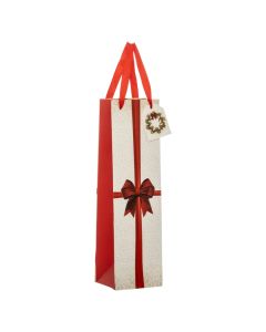 Bag Christmas gift box, L. 10.2 x D. 9 x H. 35.5 cm