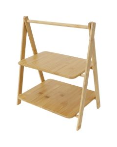 Serving accessory, bamboo, natural, 22.5x28x30 cm